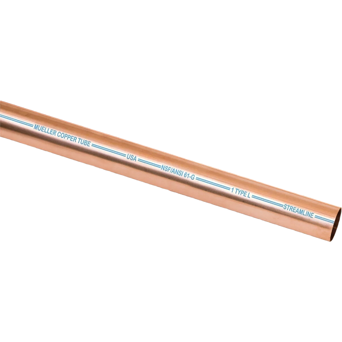 Clean Mueller Streamline Type L Copper Pipe 3 4 In. ID x 10 ft. Minimalist