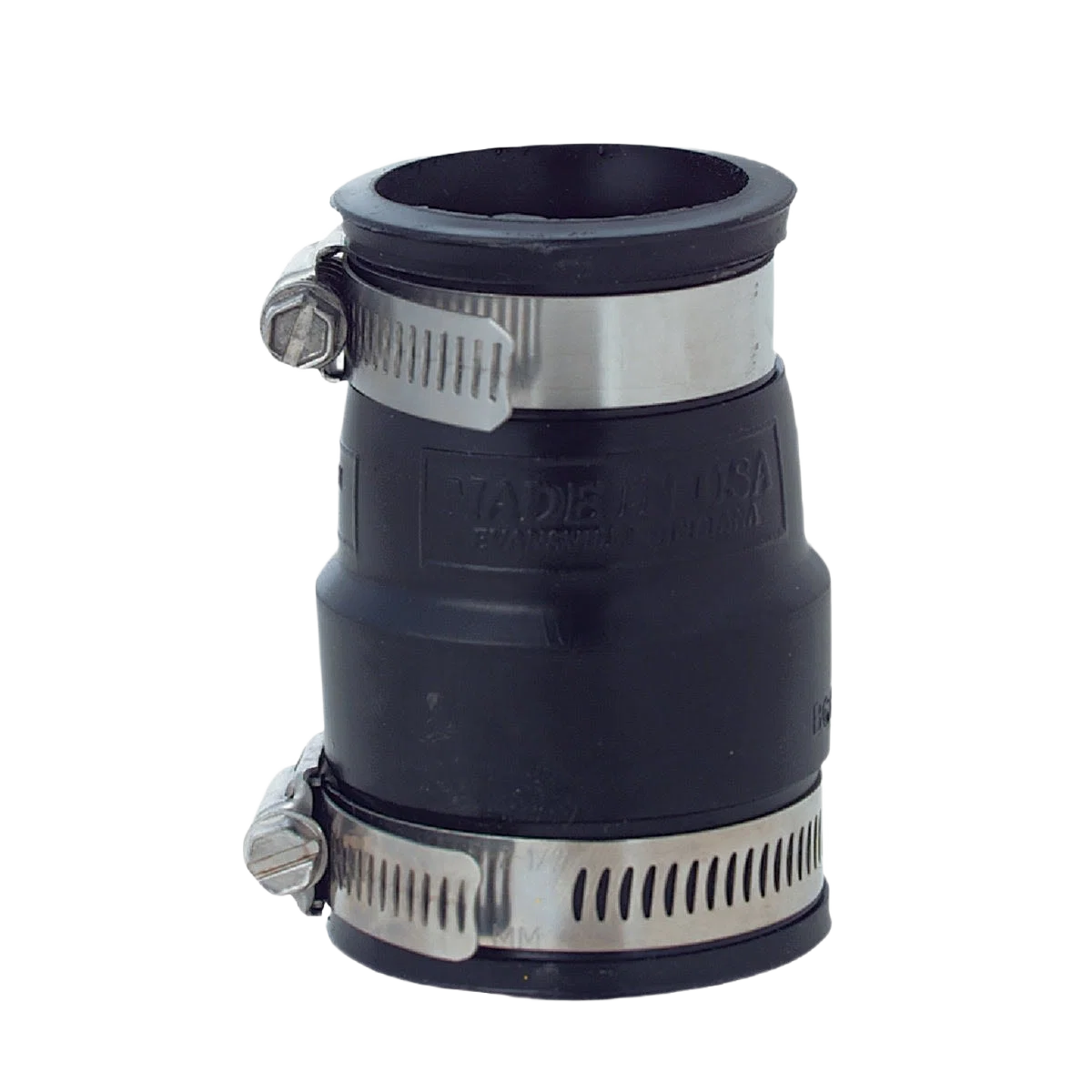Verified Fernco Clay to Cast Iron or Plastic Flexible PVC Coupling 1-1 2 In. x 1-1 4 In. Convenient