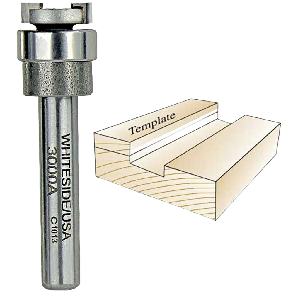 Unique Whiteside Dado Clean Out Bit 1 4 in. SH x 1 2 in. CD x 1 8 in. CL Original Design