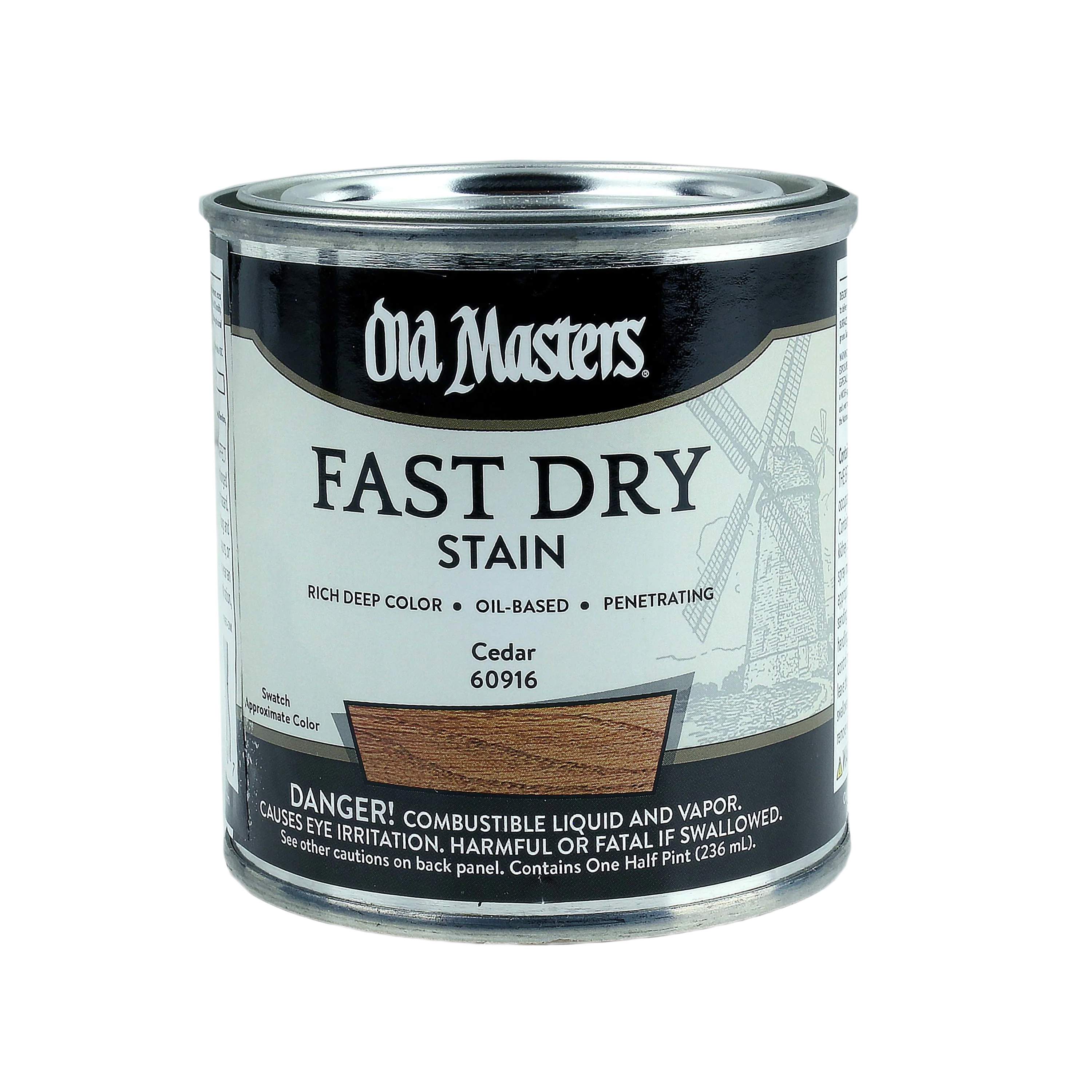 Refined Old Masters Cedar Fast Dry Stain 1 2 Pint Superior