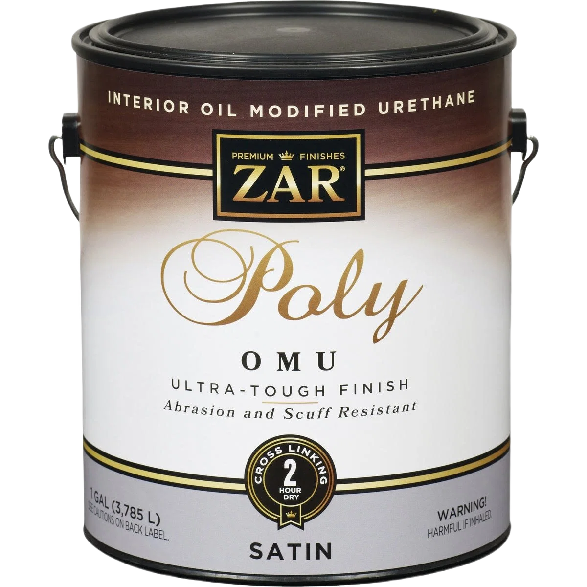 Detailed ZAR Ultra Max Interior Satin Polyurethane Gallon Trendy