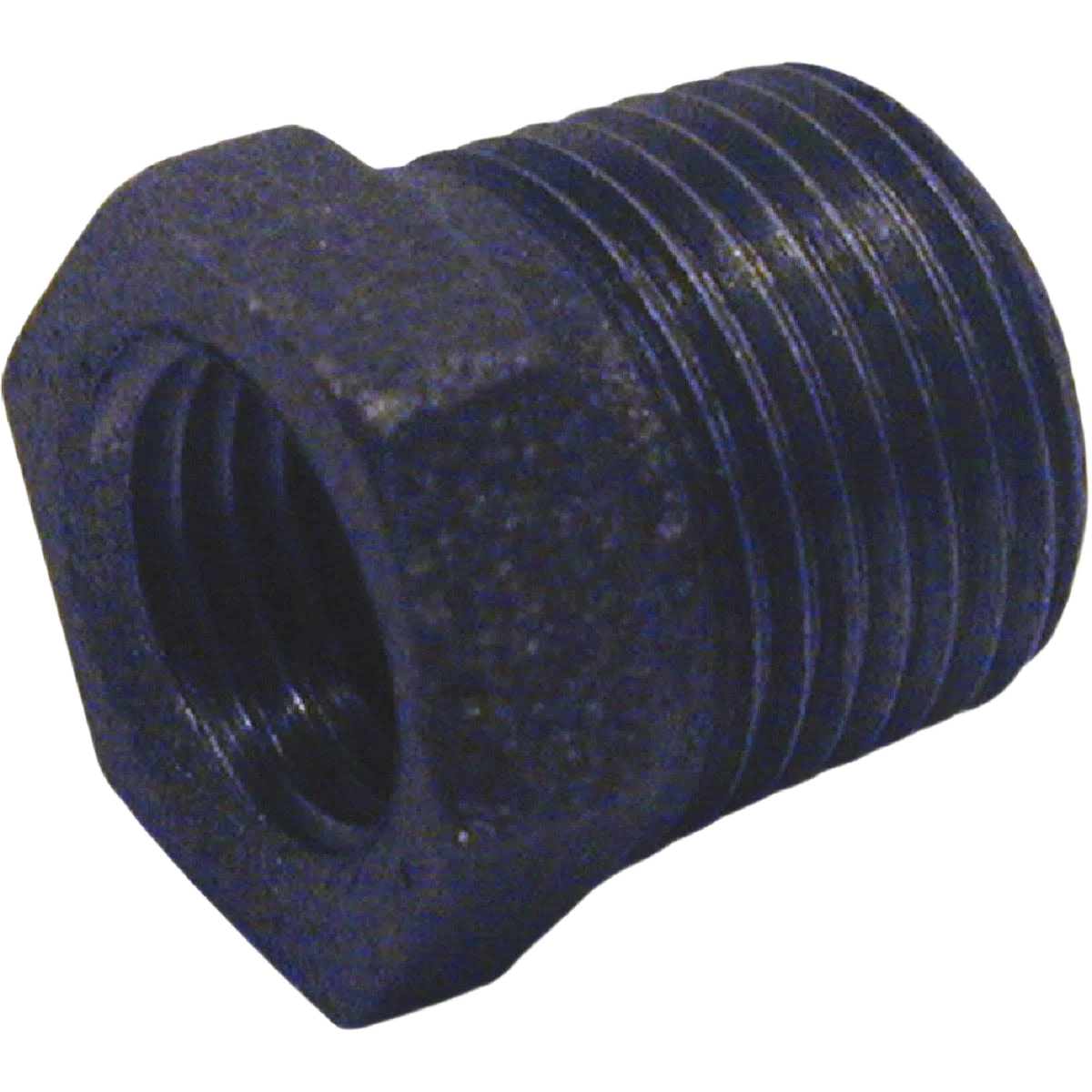 Stylish B K Black Hexagon Iron Bushing 1 In. x 3 4 In. Specialty
