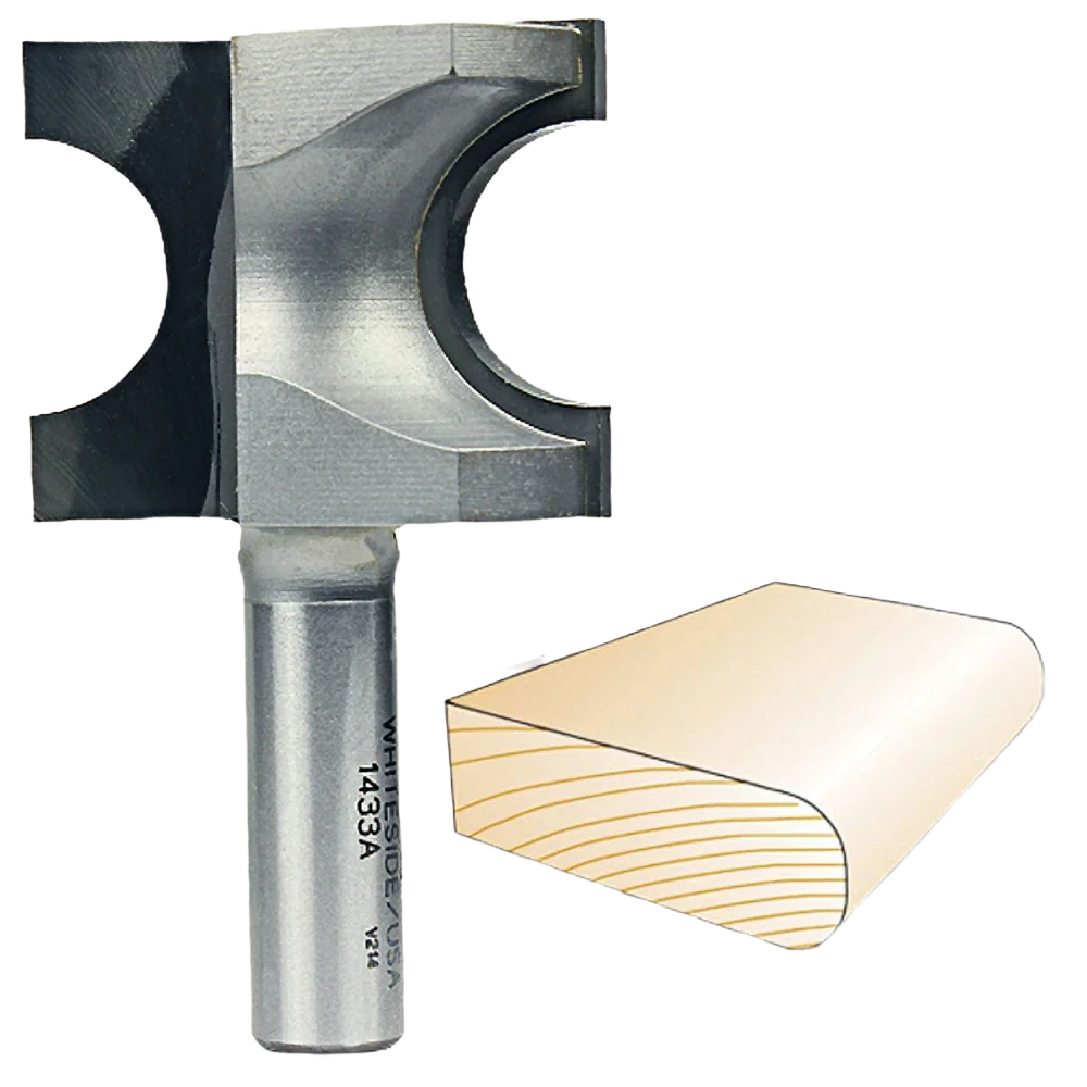Stylish Whiteside Bull Nose Bit 1 2 in. SH x 7 16 in. R x 7 8 in. CD Professional