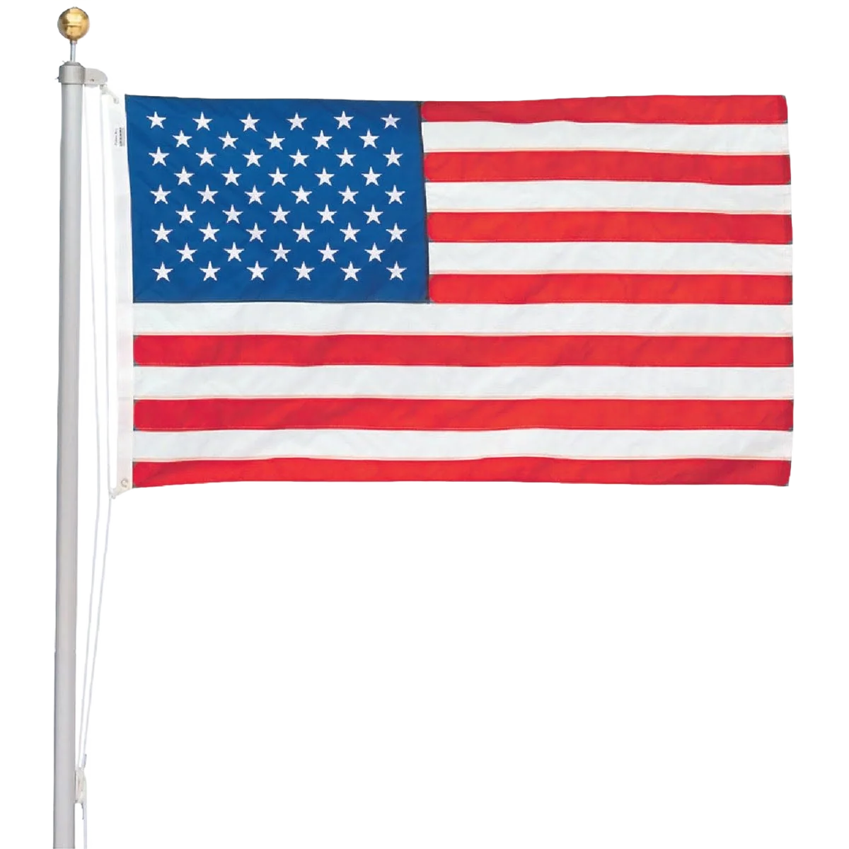 Effective Valley Forge Nylon American Flag Pole Kit 20 ft. Excellent