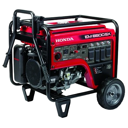 Effective Honda 6500 Watt Generator with CO-MINDER Rental Quality