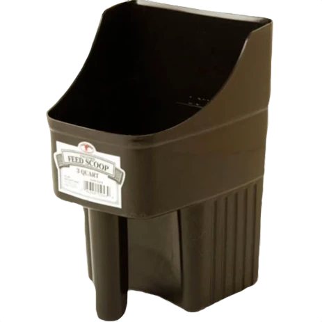 Consistent Little Giant Black Enclosed Feed Scoop 3 qt. Responsible