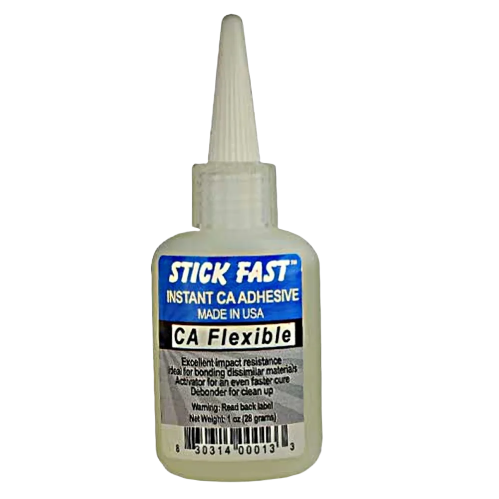 Advanced Stick Fast Clear Flexible CA Glue 1 oz. Durable