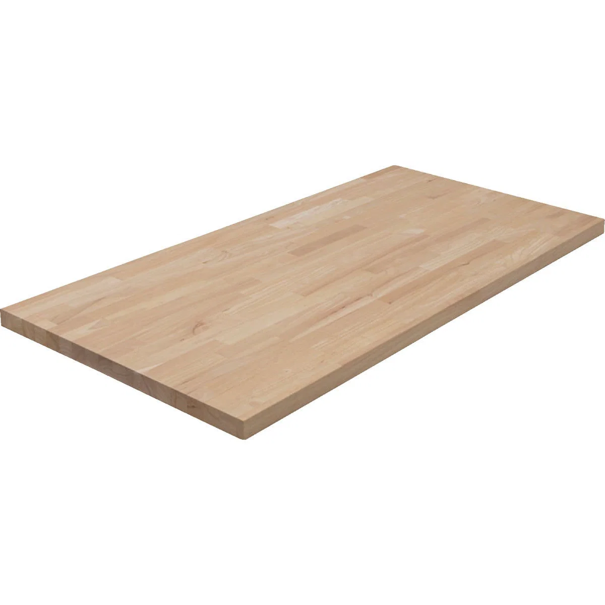 Consistent 25 x 50 in. Unfinished Hevea Wood Butcher Block Relaxed