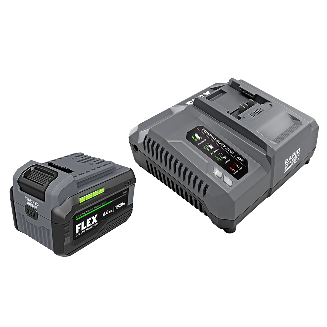 Relaxed FLEX 24V 6.0Ah Stacked Lithium Starter Kit Fashionable