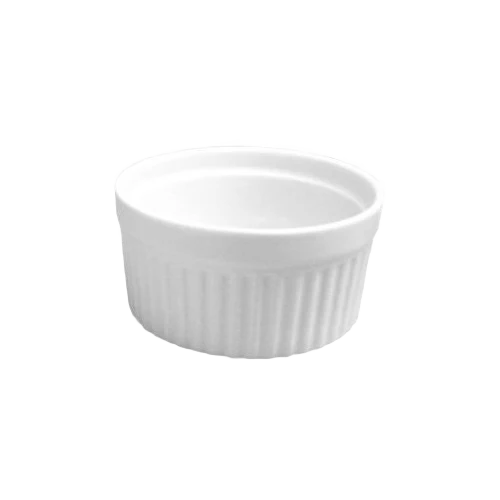 Natural HIC Porcelain Souffle Dish 8 oz. Authentic