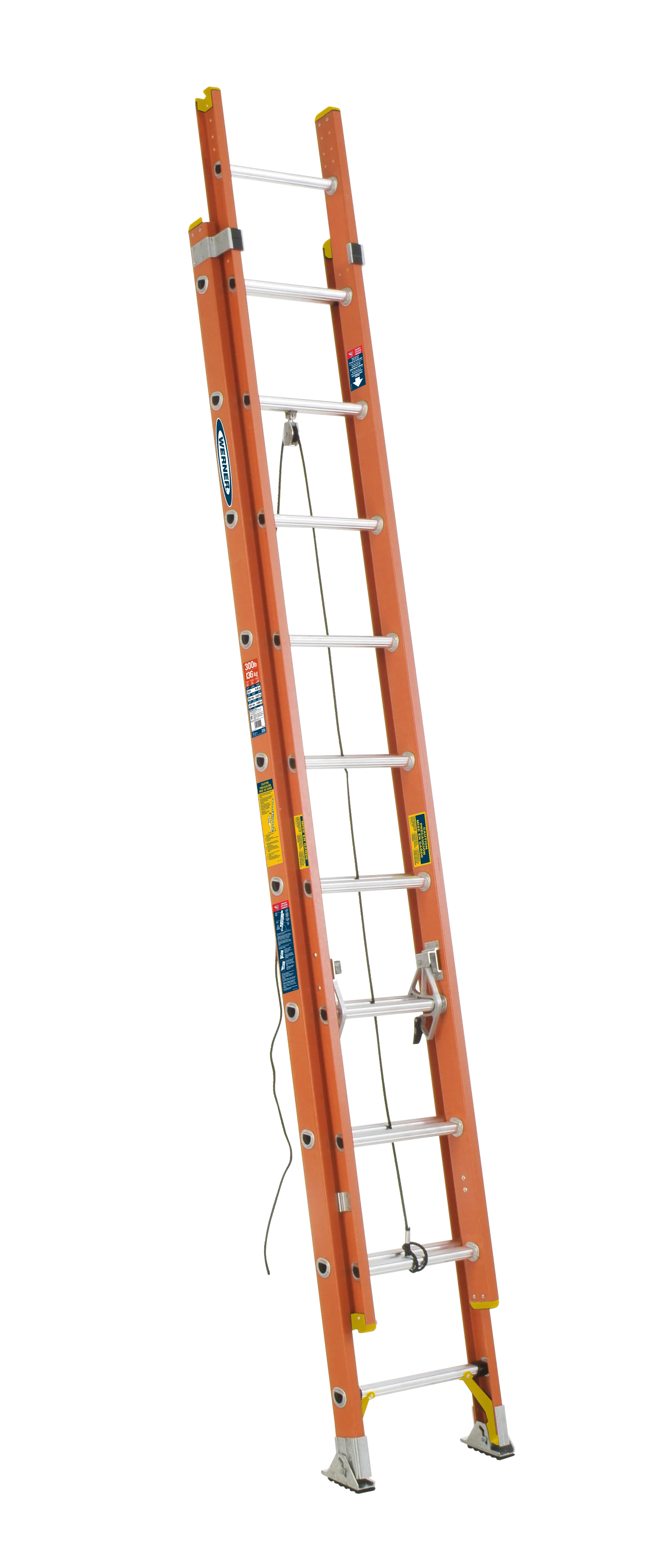 Minimalist Werner 20 ft. Fiberglass Extension Ladder Selected