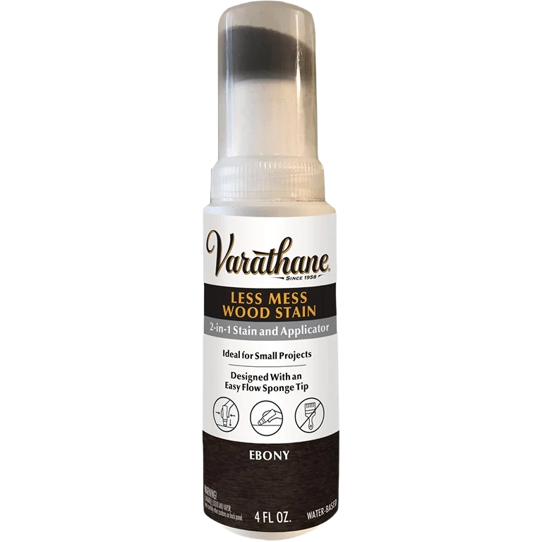 Verified Rust-Oleum Varathane Ebony Less Mess Wood Stain 4 oz. Outstanding
