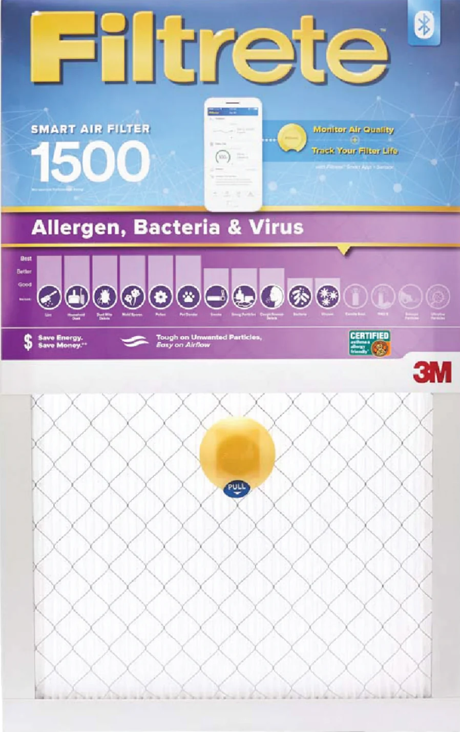 Selected Filtretre Allergen Bacteria and Virus Smart Furnace Filter 16 x 25 x 1 Carefully Designed
