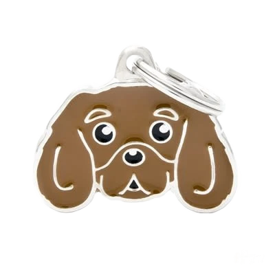 Excellent MyFamily Ruby King Cavalier ID Tag Lightweight