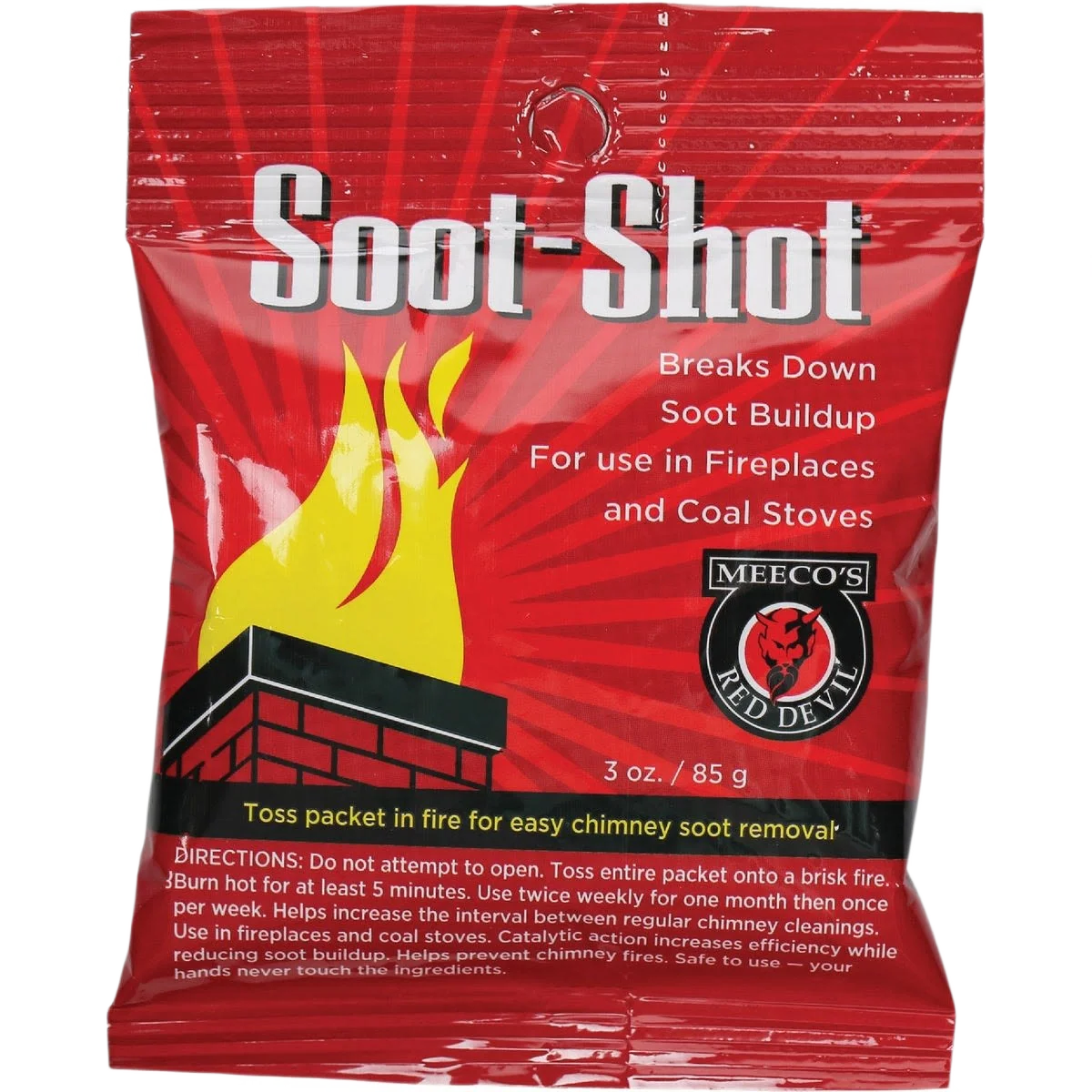 Elegant Meeco’s Red Devil Stick Soot-Shot Soot Remover 3 oz. Original Design