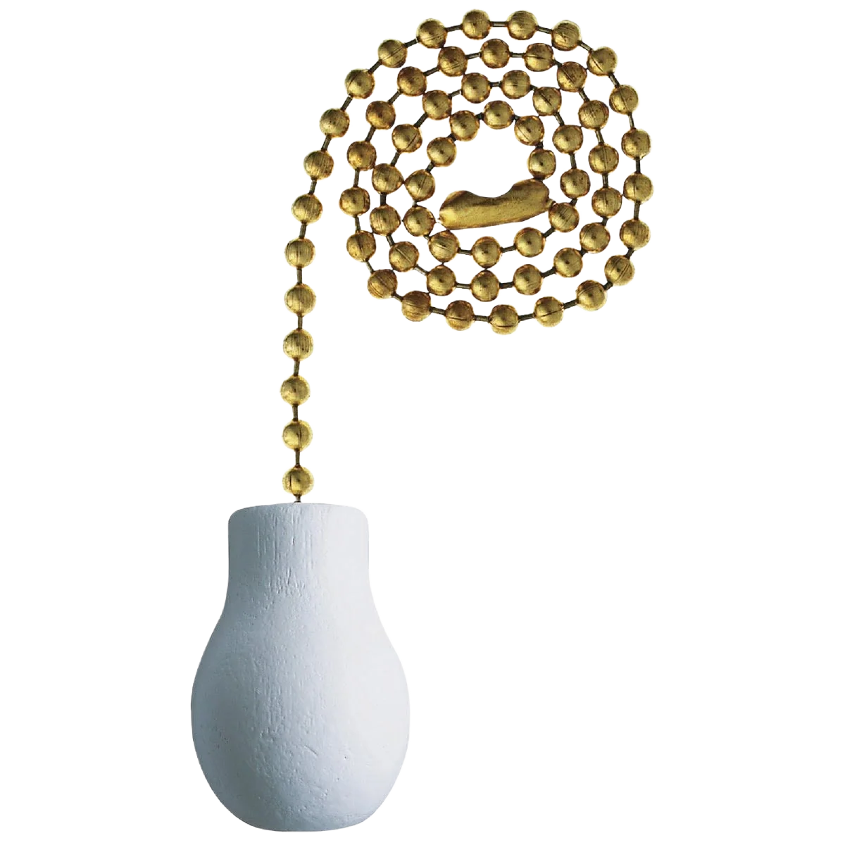 Exclusive Westinghouse Brass Pull Chain with White Wooden Knob Elegant