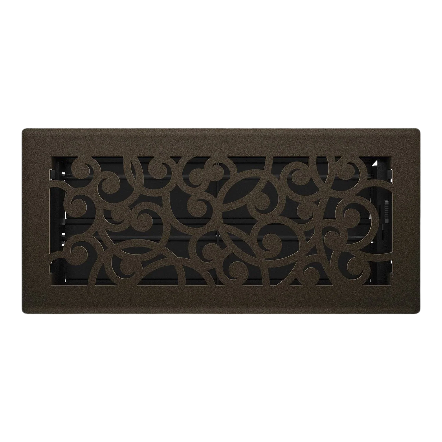 Elite Imperial 4 in. x 10 in. Wonderland Floor Register Bronze Age Smooth