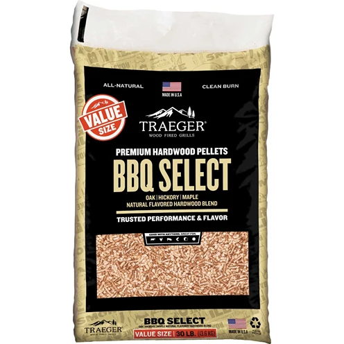 Clean Traeger BBQ Select Wood Pellets 30 lb. Contemporary