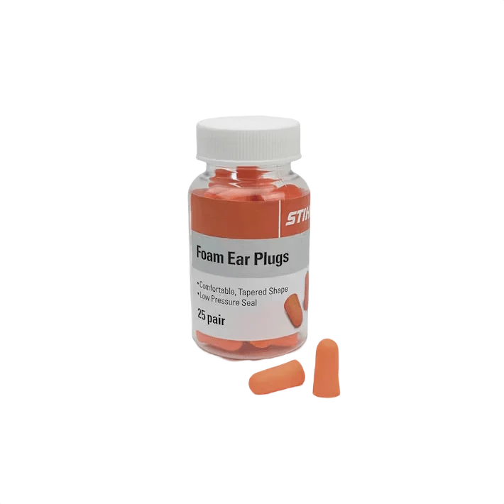 Smooth STIHL NRR 32 Foam Ear Plugs 25 Pairs Professional