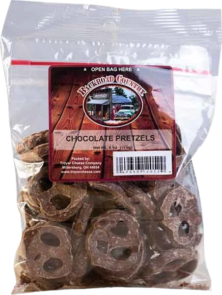 Crafted Backroad Country Chocolate Pretzels 6 oz. Minimalist