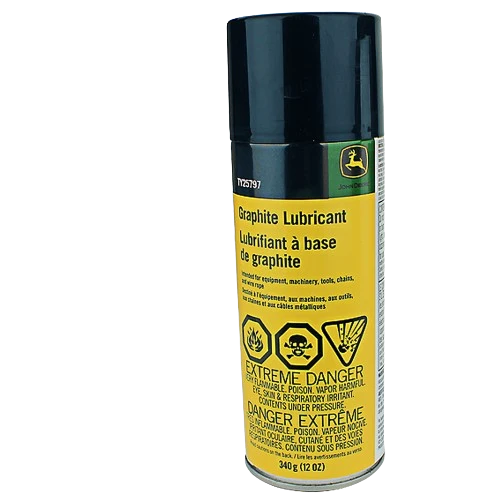 Excellent John Deere TY25797 Graphite Lubricant Spray 12 oz. Solid
