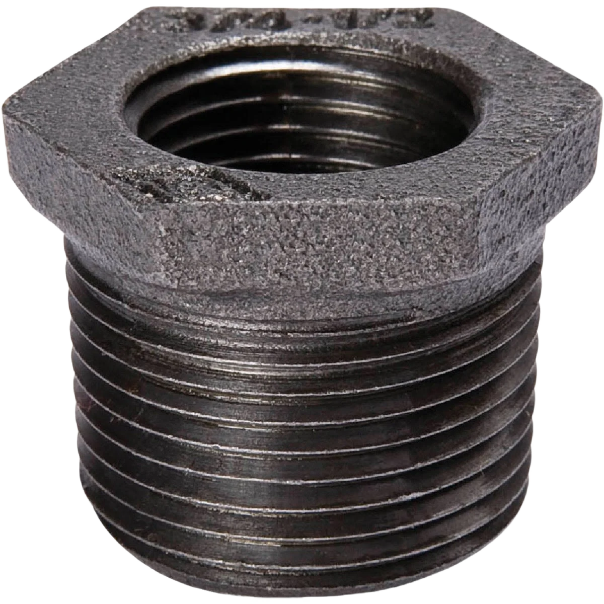 Responsible B K Black Hexagon Iron Bushing 1 2 In. x 1 4 In. Durable