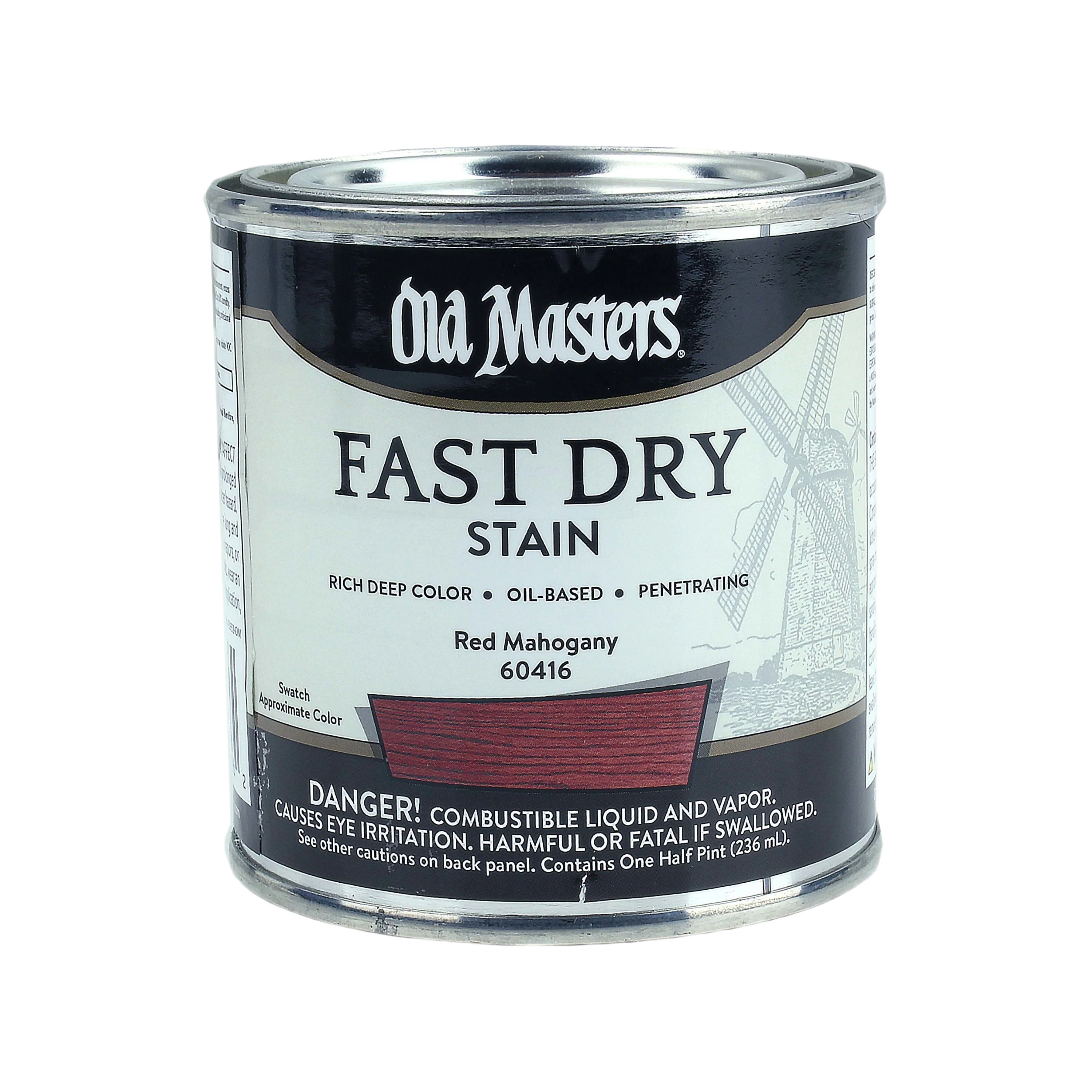 Crafted Old Masters Red Mahogany Fast Dry Stain 1 2 Pint Outstanding