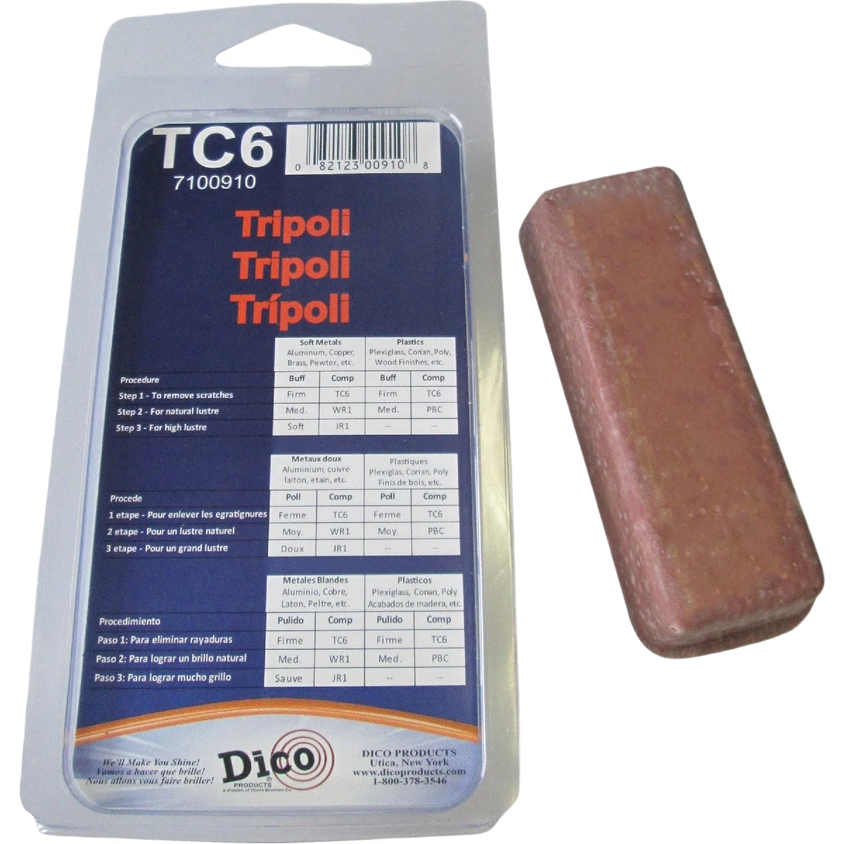 Minimalist Dico Tripoli Buffing Compound 4 oz Premium Material