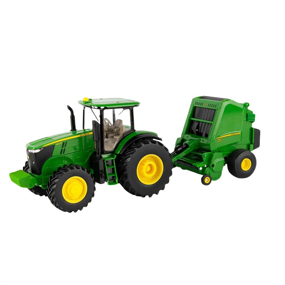 Superior TOMY John Deere 1 32 7270R Tractor Baler Set Official