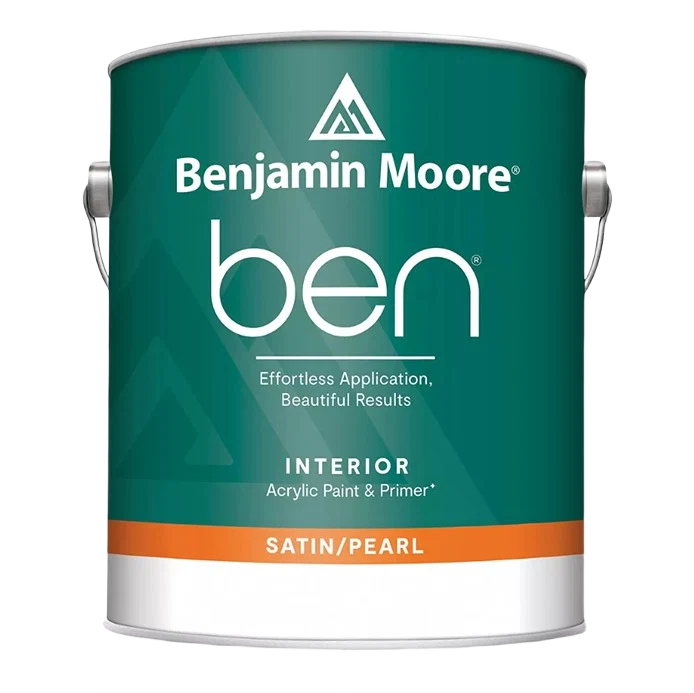 Natural Benjamin Moore Ben Satin Pearl Interior Base 4 1 quart User-Friendly
