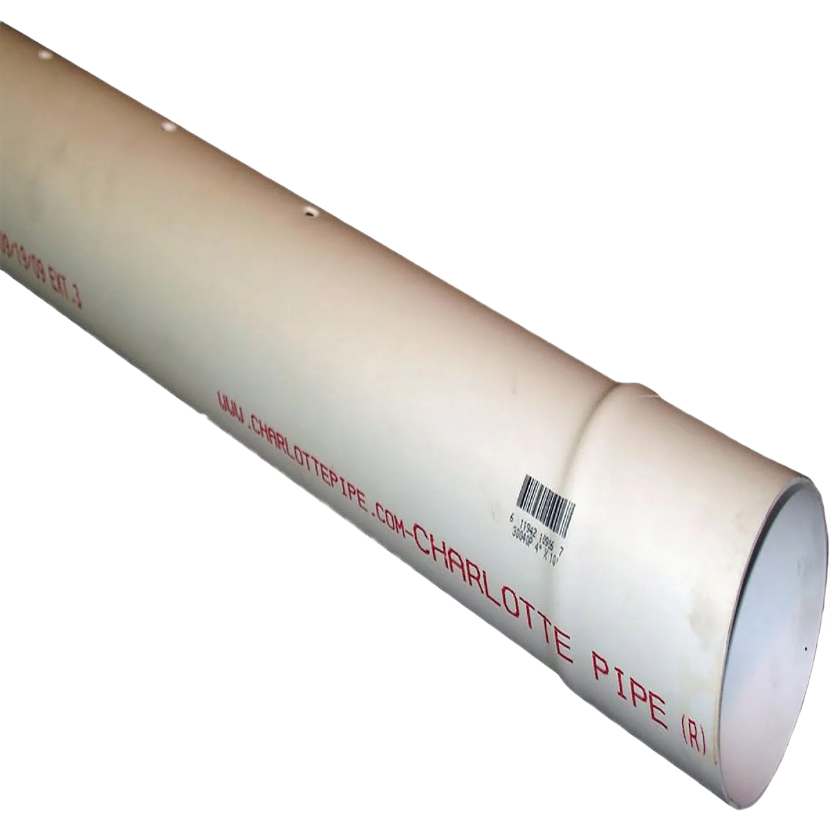 Top-Quality Charlotte Pipe 4 In. x 10 Ft. PVC Drain and Sewer Pipe 3-Row Sustainable