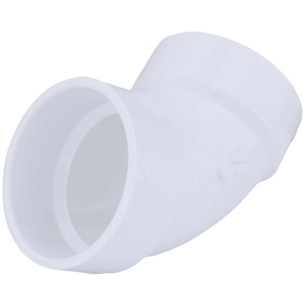 Crafted Charlotte Pipe 2 In. Schedule 40 60 Deg. PVC DWV Elbow Detailed