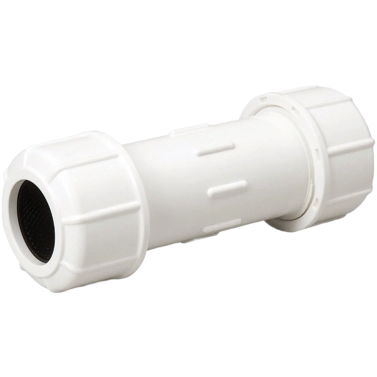 Eco-Friendly B K Plastic Compression PVC Coupling 1-1 4 In. x 7 In. Environmentally Friendly