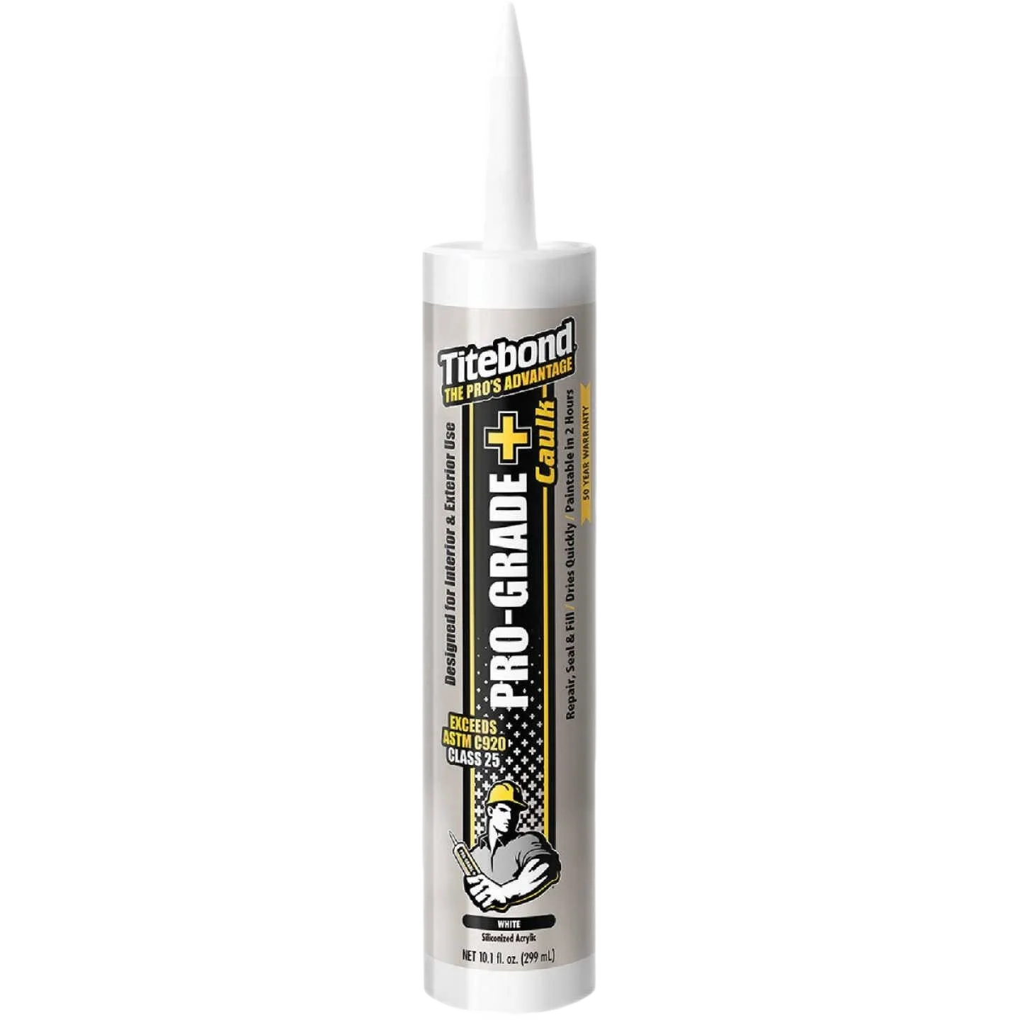 Unique Titebond Pro-Grade Plus 10 oz. White Caulk Relaxed