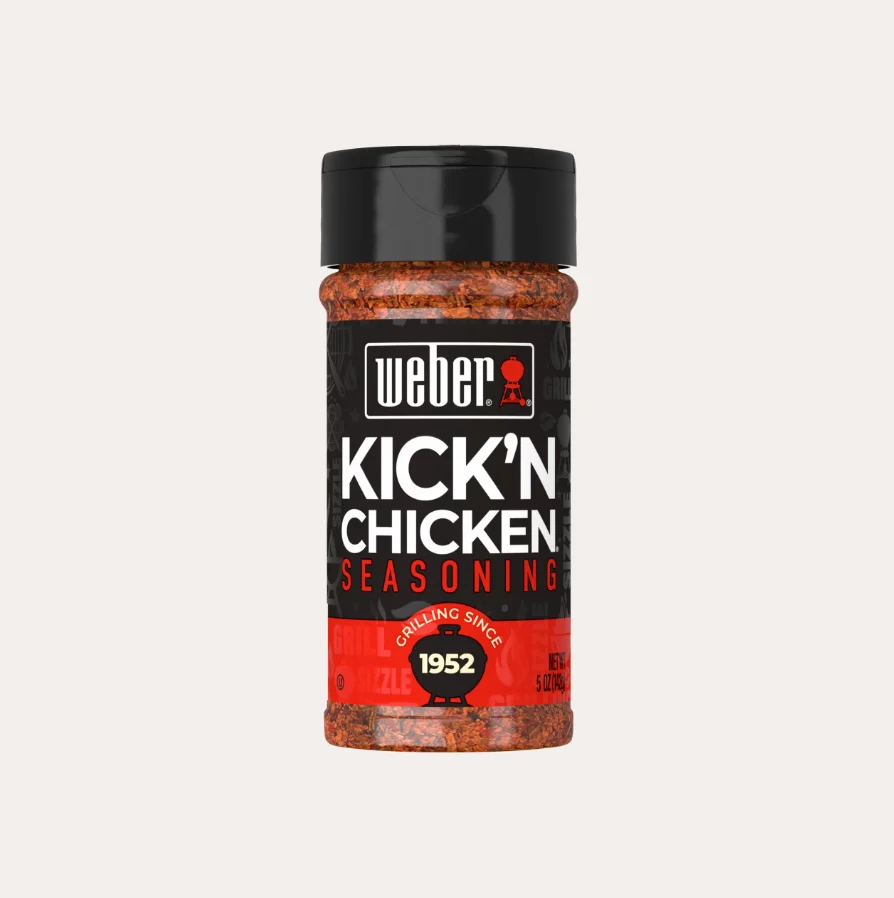 Clean Weber Kick n Chicken Seasoning 5 oz. Versatile