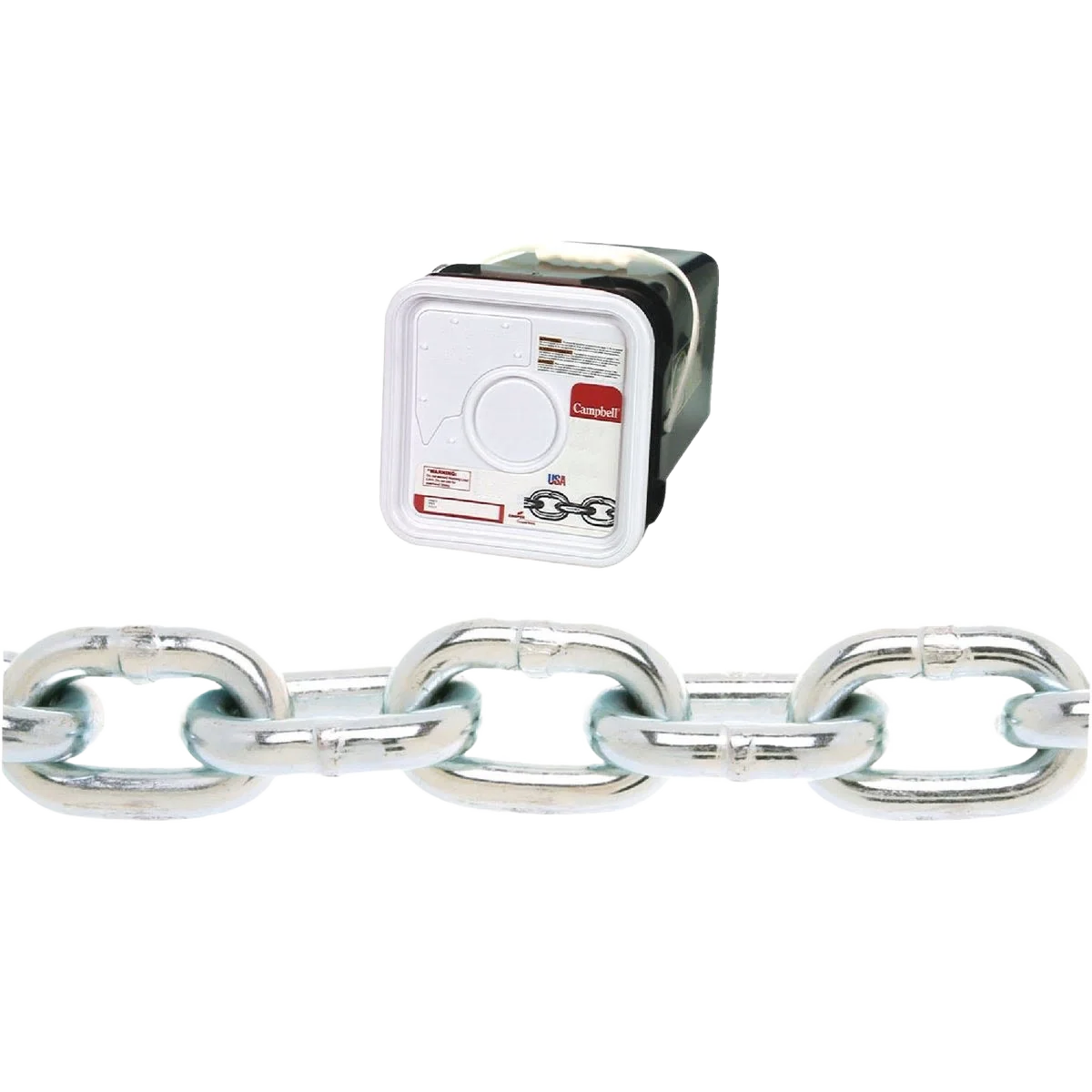 Sophisticated Campbell Chain Grade 30 Proof Coil Chain Contemporary
