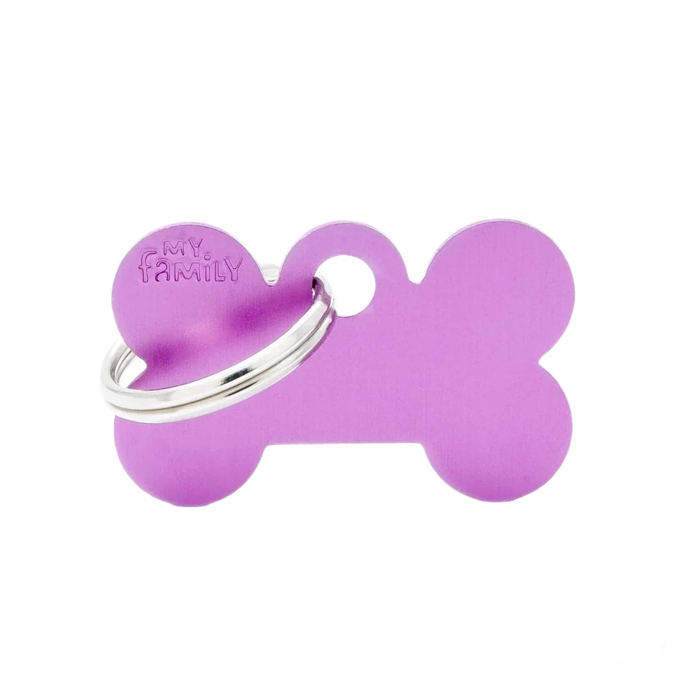 Superior MyFamily Small Purple Bone ID Tag Specialty