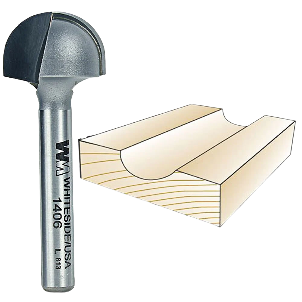 Eco-Friendly Whiteside Core Box Bit 1 4 in. SH x 3 8 in. R x 3 4 in. CD Responsible