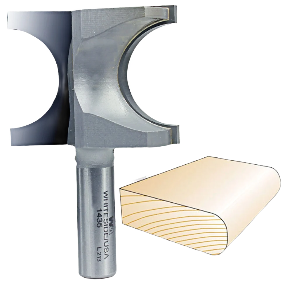 Natural Whiteside Bull Nose Bit 1 2 in. SH x 5 8 in. R x 1-1 4 in. CD Exclusive