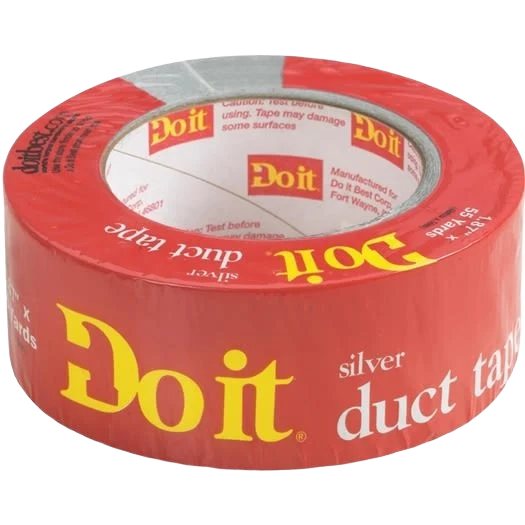 Sustainable Do it 1.87 In. x 55 yd. Duct Tape Silver Crafted