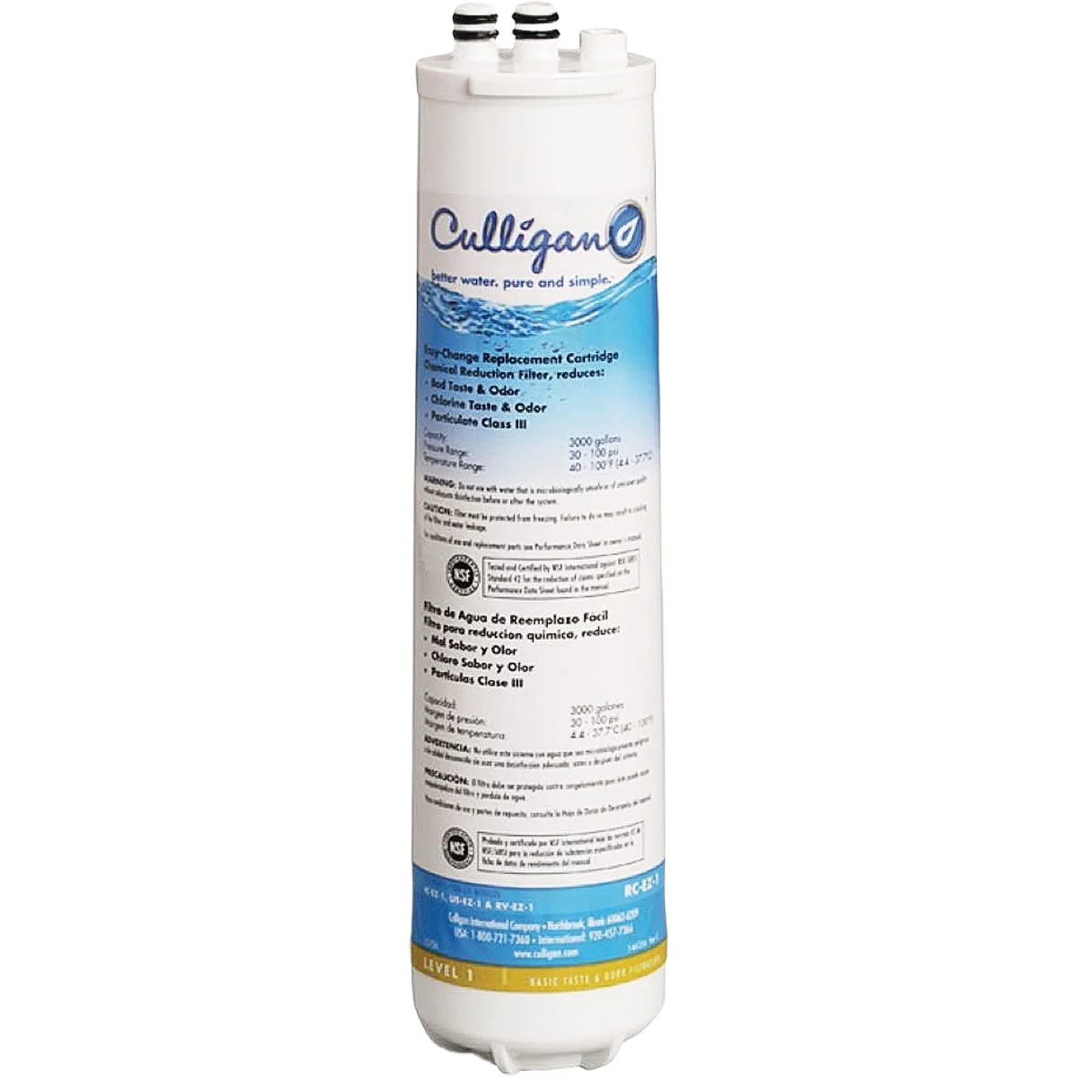 Specialty Culligan Easy Change 1 Icemaker Refrigerator Water Cartridge Practical