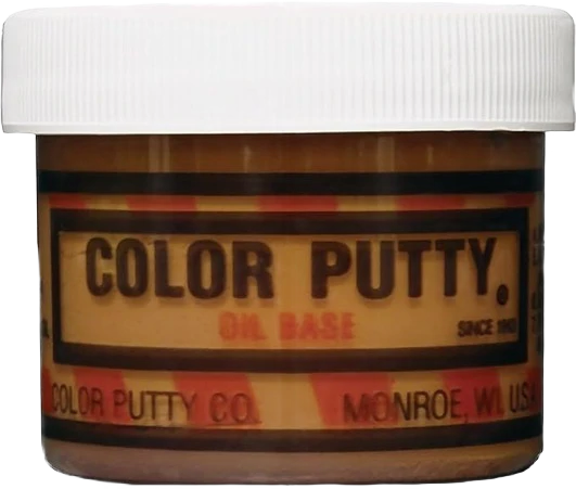 Eco-Friendly Color Putty Pecan Oil Base Wood Filler 3.68 oz. Secure