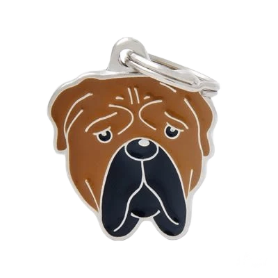 Easy-to-Use MyFamily Bullmastiff ID Tag Crafted