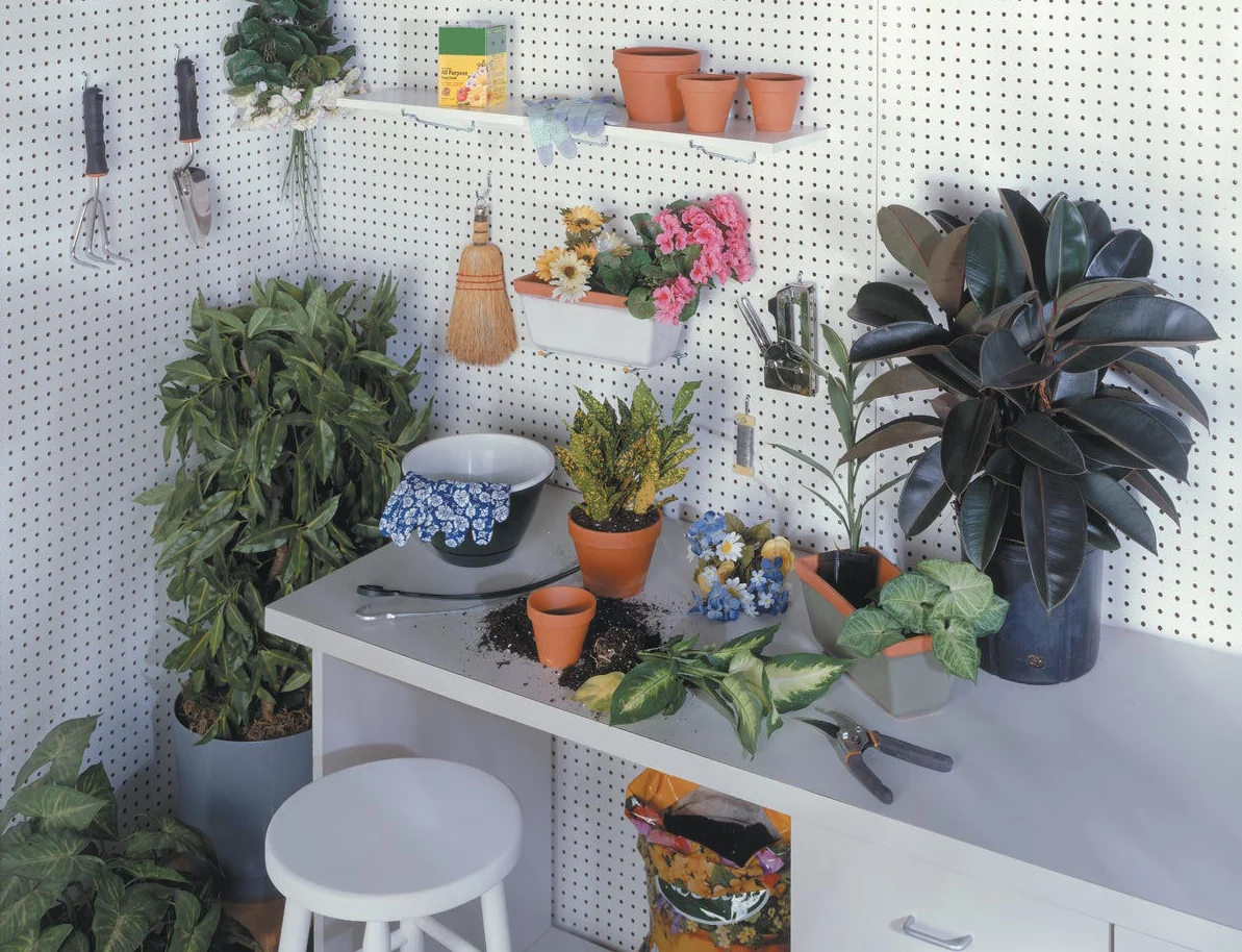 Unique 4mm x 4 x 8 in. White Hardboard Pegboard High-Quality
