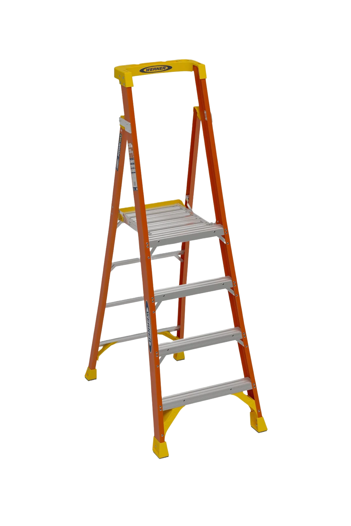 Fashionable Werner 10 ft. Reach Fiberglass Podium Ladder Genuine