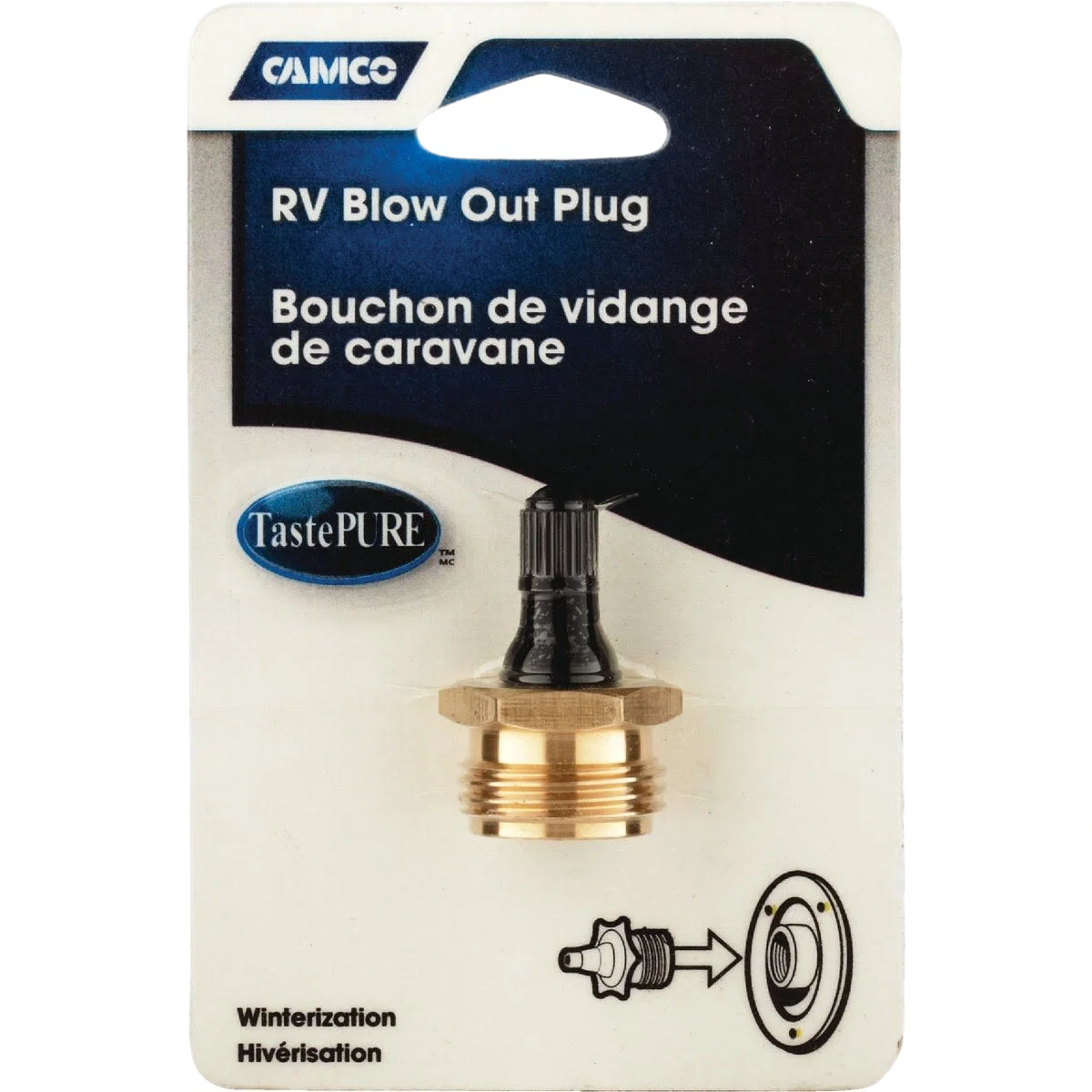 Crafted Camco RV Aluminum Blow Out Plug Genuine