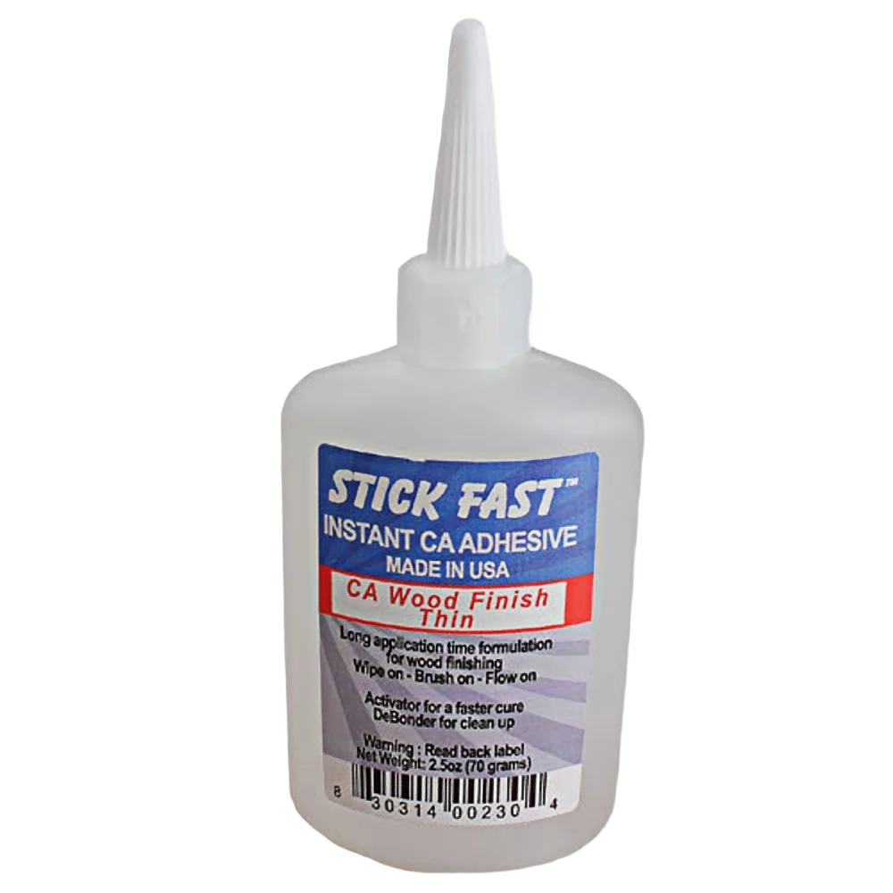Quality Stick Fast CA Wood Finish 2.5 oz. Thin Modern
