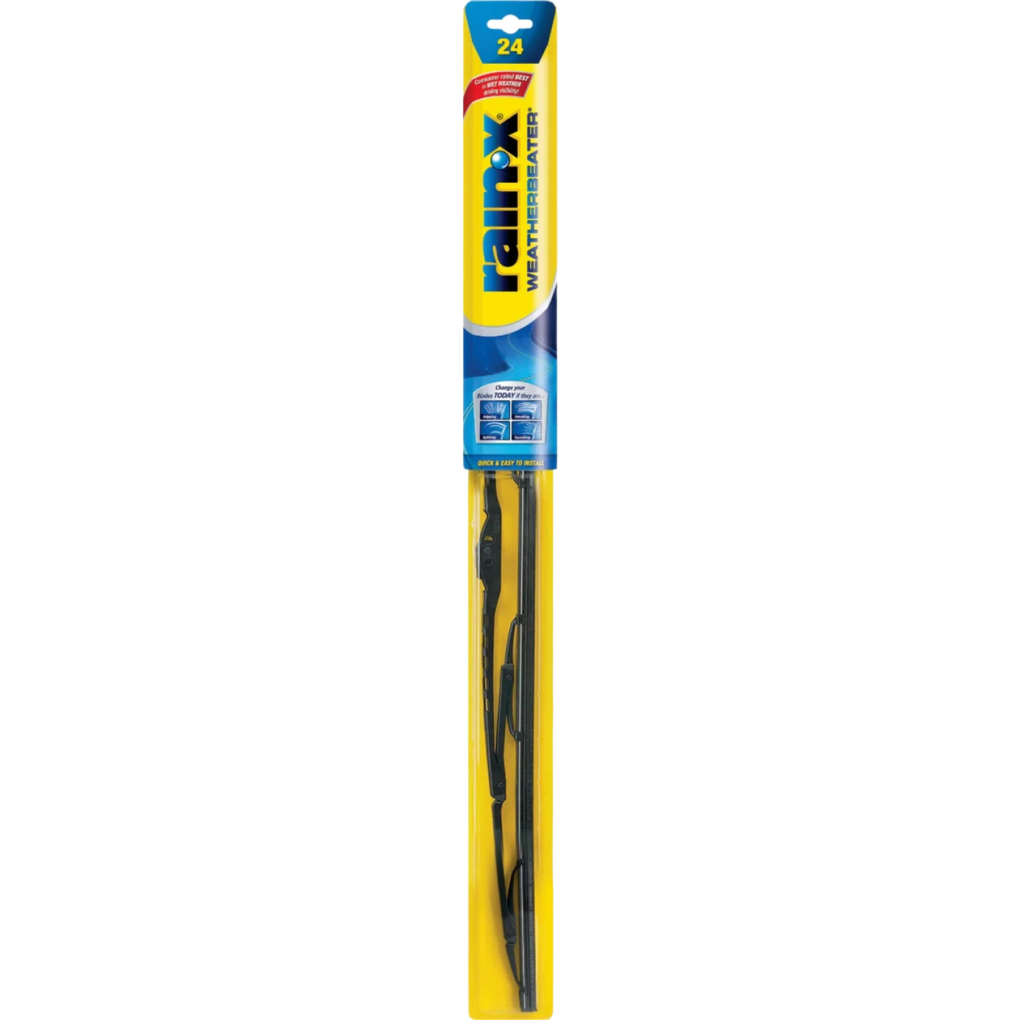 Efficient Rain-X Weatherbeater Wiper Blade 24 in. Proven