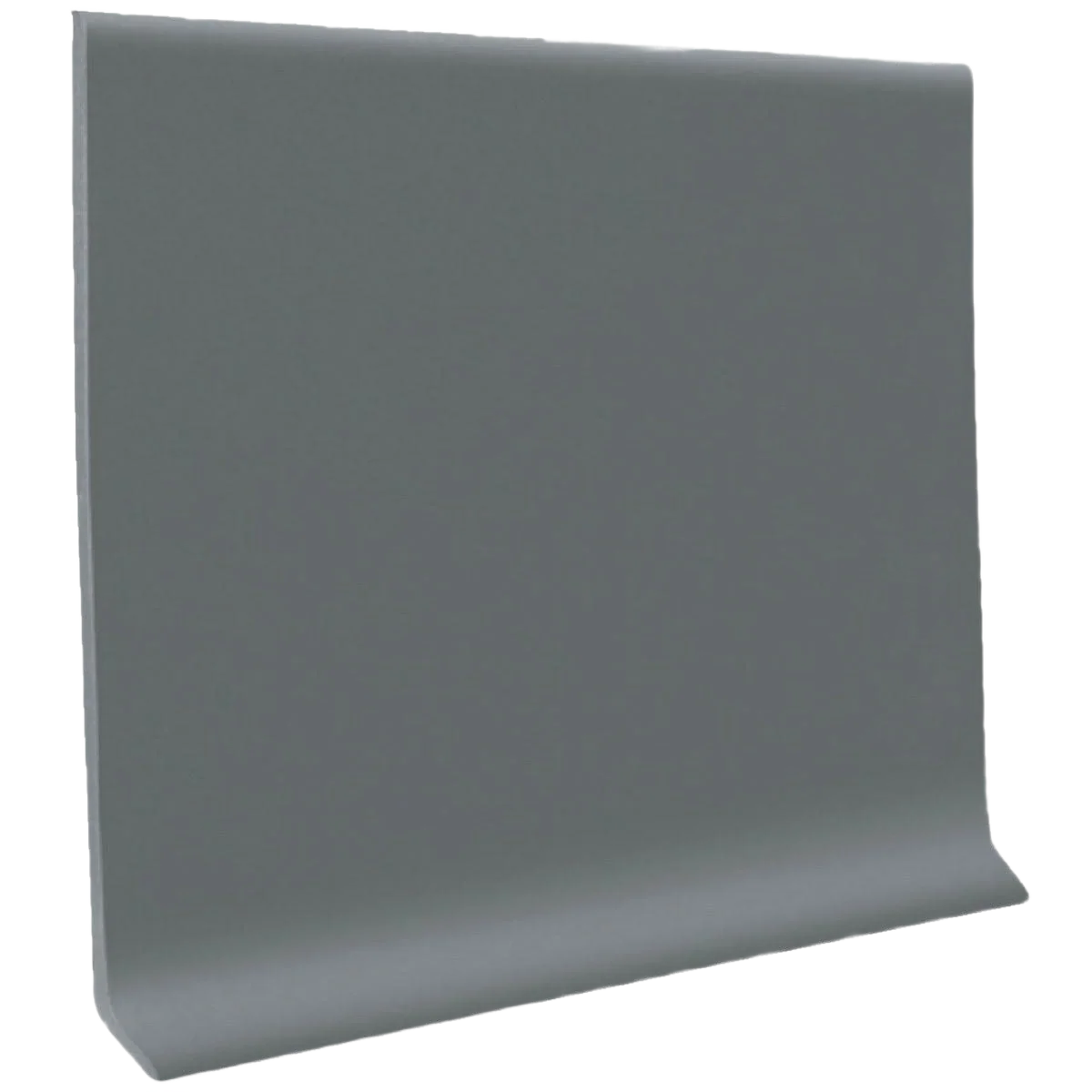 Stylish Roppe Dark Gray Self-Stick Vinyl Wall Cove Base 4 in. x 20 ft. Natural