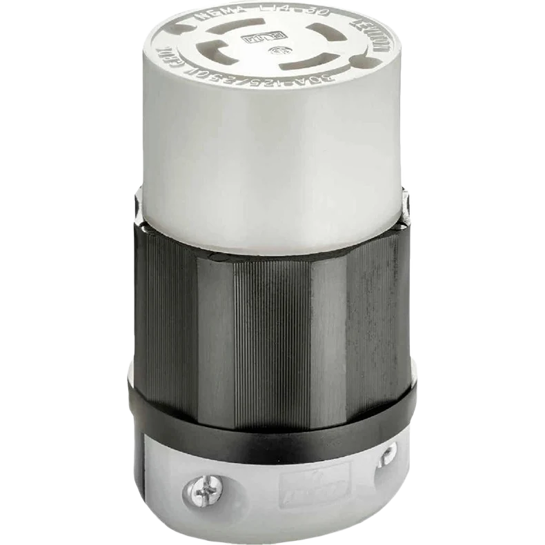 Responsible Leviton 30 Amp 4-Wire 3-Pole Industrial Grade Locking Cord Connector Elegant